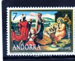 Stamps : Europe : Andorra :  navidad