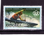 Stamps Andorra -  Juegos Olimpicos Monreal