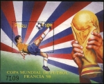 Stamps : America : Peru :  Copa mundial de futbol Francia 98