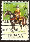 Sellos de Europa - Espaa -  Uniformes Militares - Arcabucero encuestre. 1603