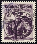Stamps Austria -  Personajes
