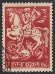 Sellos de Europa - B�lgica -  San Jorge matando al Dragón.