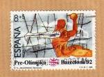 Stamps : Europe : Spain :  BArcelona`92 Serie II Balonmano (serie 1/4)