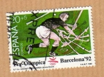 Sellos de Europa - Espaa -  Barceloan`92 Serie IV Hochey sobre hierba (serie2/3) 