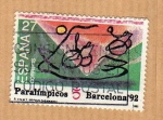 Stamps Spain -  Juegos Paraolimpicos Barcelona`92
