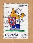 Stamps Spain -  Juegos XXV Olimpicos Barcelona`92 Cobi Filatelico (serie1/2)