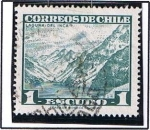 Stamps : America : Chile :  Laguna del Inca