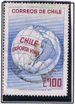 Stamps : America : Chile :  Exporta vinos