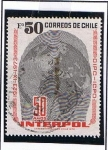 Sellos de America - Chile -  Interpol