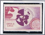 Stamps : America : Chile :  Naciones Unidas