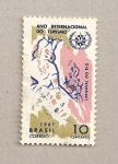 Stamps Brazil -  Año internacional del turismo