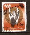 Stamps Hungary -  LEVANTAMIENTO   DE   PESAS