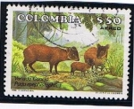 Stamps : America : Colombia :  Venado Conejo
