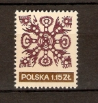 Stamps Poland -  ARTE   FOLKLÓRICO   EN   PAPEL