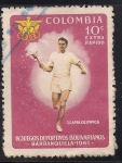 Stamps Colombia -  Llama Olimpica.