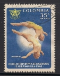 Stamps Colombia -  Natación.