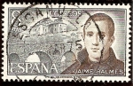 Stamps Spain -  Personajes. Jaime Balmes