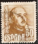 Stamps Spain -  General Franco