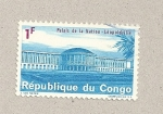Stamps : Africa : Democratic_Republic_of_the_Congo :  Palacio de la nación en Leopoldville
