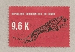 Stamps Africa - Democratic Republic of the Congo -  Leopardo