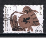 Stamps Europe - Greece -  Luchadores Griegos