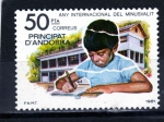 Stamps Andorra -  Año Del  minusvalido