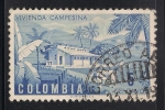 Stamps : America : Colombia :  Vivienda Campesina.