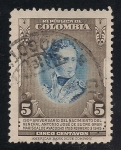 Stamps Colombia -  General Antonio Jose de Sucre.