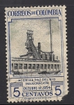 Stamps Colombia -  Acerias Paz del Rio.