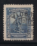 Stamps : America : Colombia :  Monumento Precolombino.