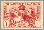 Stamps Europe - Spain -  ESPAÑA 1907 SR5 Sello Exposición Industrias de Madrid * reimpreso Espana Spain Espagne Spagna