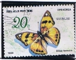 Stamps North Korea -  Dilipa fenestra