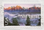 Stamps : America : United_States :  Parque Nacional en Wyoming
