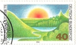 Stamps Germany -  NATURSCHUTZGEBIETE