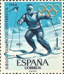 Stamps : Europe : Spain :  juegos olimpicos de innsbruck y tokio.