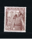 Stamps Spain -  Edifil  1027  General Franco y Castillo de la Mota.   