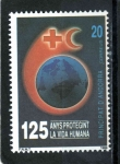 Stamps Andorra -  125 Cruz Roja