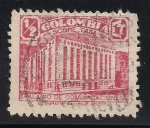 Stamps Colombia -  Palacio de Comunicaciones.