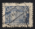 Stamps Colombia -  Palacio de Comunicaciones.