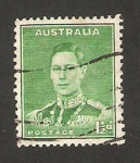 Sellos de Oceania - Australia -  rey george VI