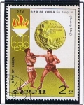 Stamps North Korea -  M ontreal´76 ( boxeo )