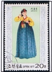Stamps North Korea -  Trajes