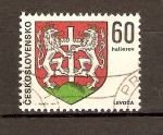 Stamps Czechoslovakia -  ESCUDO   DE   ARMAS   DE   LEVOCA