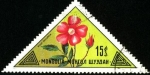 Sellos de Asia - Mongolia -  Flor Rosa Davurica.
