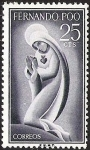 Stamps Spain -  FERNANDO POO - IMAGEN DE LA VIRGEN