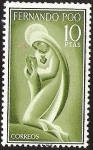 Stamps : Europe : Spain :  FERNANDO POO - IMAGEN DE LA VIRGEN