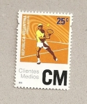 Stamps Argentina -  Tenista