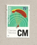 Stamps Argentina -  Paracaidista