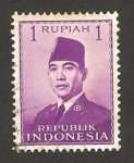Sellos del Mundo : Asia : Indonesia : presidente sukarno
