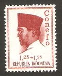 Stamps : Asia : Indonesia :  presidente sukarno